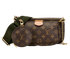 Multi Pochette Accessoires, &pound;1,600, Handbags, Brown, Canvas, Front view